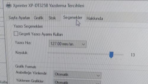 XPRİNTER XP-DT325B 80MM USB TERMAL BARKOD YAZICI